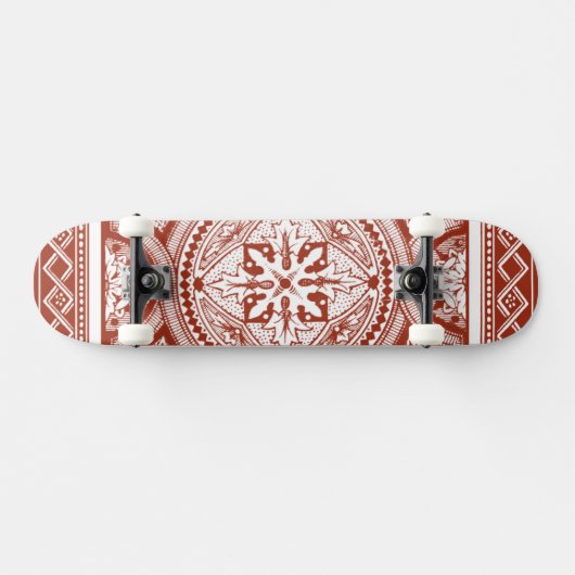 Cinnabar Woodblock IV Persoonlijk Skateboard (Horizontaal)