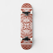 Cinnabar Woodblock IV Persoonlijk Skateboard (Voorkant)