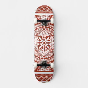 Cinnabar Woodblock IV Persoonlijk Skateboard