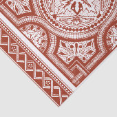 Cinnabar Woodblock IV Tissuepapier (Detail)