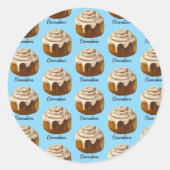 Cinnabon Ronde Sticker (Voorkant)
