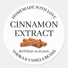 Cinnamo Extract Modern Etiket Sticker ZVEG_101_01r