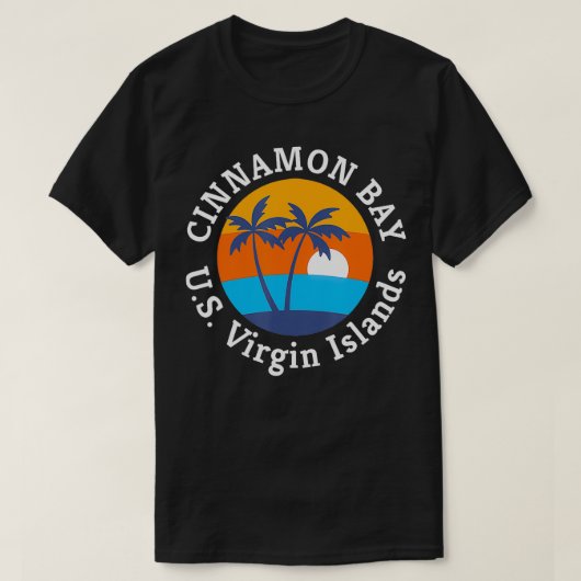Cinnamon Bay Beach US Maagdeneilanden Zomer Vacati T-shirt (Design voorkant)