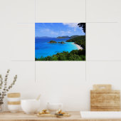 Cinnamon Bay Panorama St. John, VS.V.I. 24 x 18 Poster (Keuken)