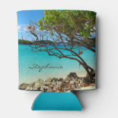 Cinnamon Bay St. John USVI gepersonaliseerde Koelb Blikjeskoeler (Achterkant)