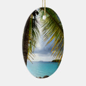Cinnamon Bay, St. John USVI Keramisch Ornament (Rechts)