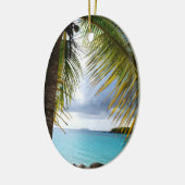 Cinnamon Bay, St. John USVI Keramisch Ornament (Links)