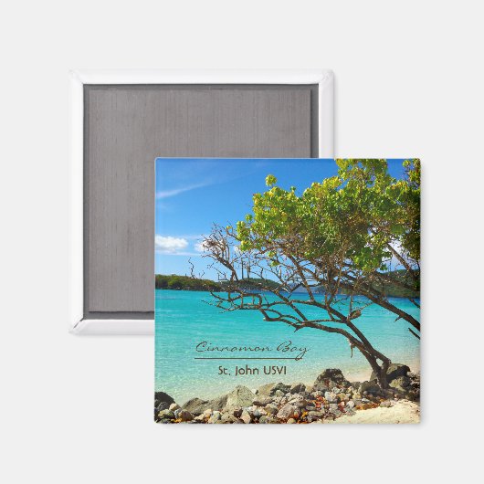 Cinnamon Bay St. John USVI Magneten (Voorkant / Achterkant)