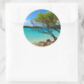 Cinnamon Bay St. John USVI ronde Sticker (Tas)