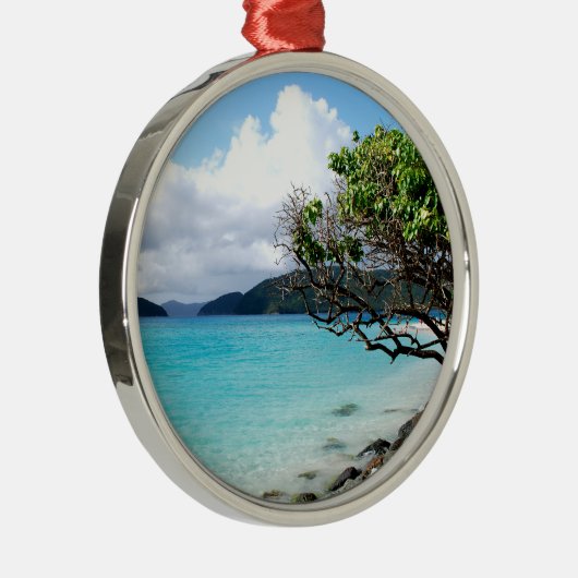 Cinnamon Bay (St. Thomas, USVI) Metalen Ornament (Rechts)