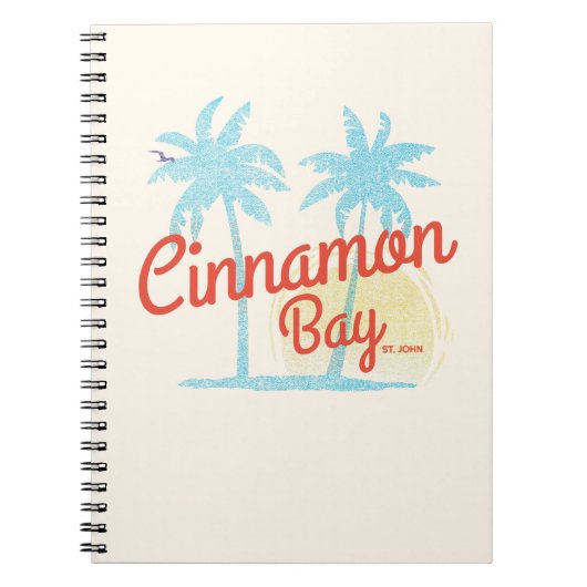 Cinnamon Bay USVI Notitieboek (Voorkant)