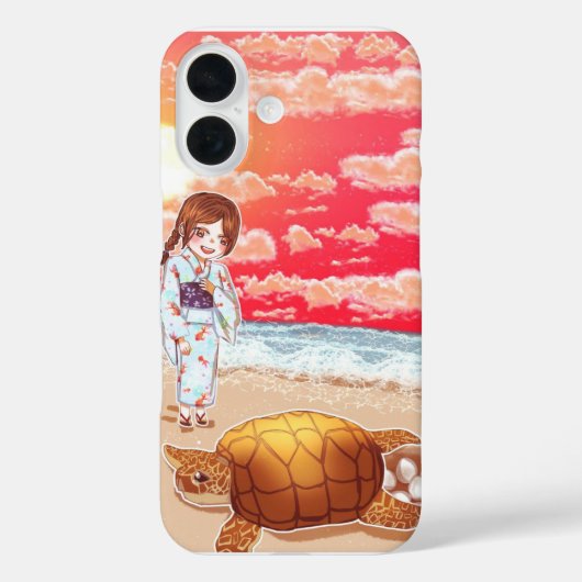 Cinnamon Beach iPhone case (Achterkant)