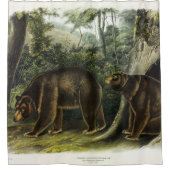 Cinnamon Beer uit Audubon's Quadrupeds Douchegordijn (Voorkant)
