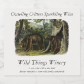 Cinnamon Beer uit Audubon's Quadrupeds Sparkling Wijnetiket (Enkel label)