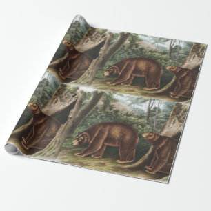 Cinnamon Beer (Ursus Americanus var. kaneel) Cadeaupapier
