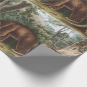 Cinnamon Beer (Ursus Americanus var. kaneel) Cadeaupapier (Hoek)