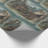 Cinnamon Beer van John James Audubon Cadeaupapier (Hoek)