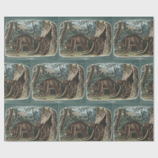 Cinnamon Beer van John James Audubon Cadeaupapier (Vlak)