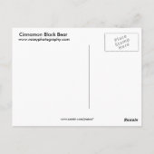 Cinnamon Black Beer Briefkaart (Achterkant)