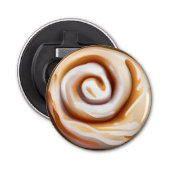 Cinnamon Bun/Cinnamon Roll met Icking Button Flesopener (Voorkant)