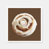 Cinnamon Bun met Icing Servet (Voorkant)