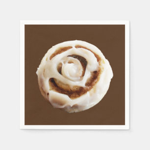 Cinnamon Bun met Icing Servet