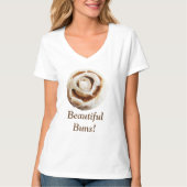 Cinnamon Bun met Icing T-shirt (Voorkant)