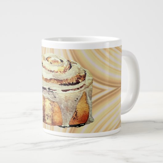 Cinnamon Bun Mornings Jumbo Mok 20 oz (Voorkant rechts)