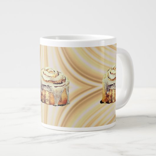 Cinnamon Bun Mornings Jumbo Mok 20 oz (Voorkant rechts)