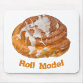 Cinnamon Bun Roll Model Muismat (Voorkant)