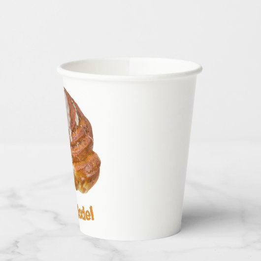 Cinnamon Bun Roll Model Papieren Bekers (Links)