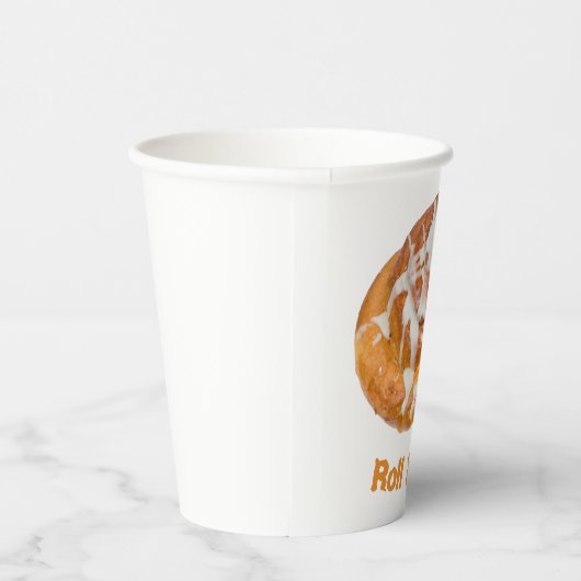 Cinnamon Bun Roll Model Papieren Bekers (Rechts)