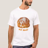 Cinnamon Bun Roll Model T-Shirt (Voorkant)