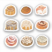 Cinnamon Bun Stickers (Voorkant)