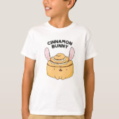 Cinnamon Bunny Funny Cinnamon Bun Pun T-shirt (Voorkant)