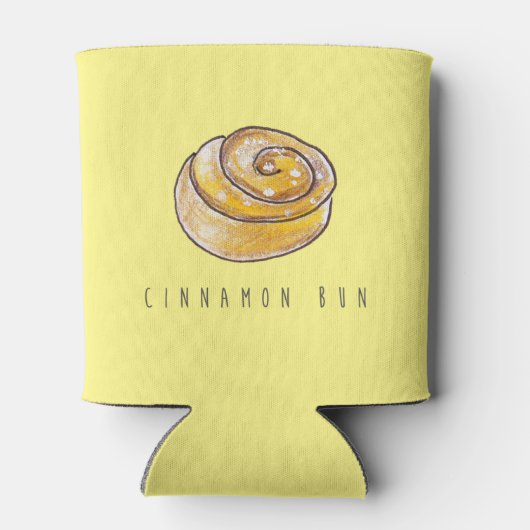 Cinnamon Buns Cinnamon Rolls Coffee Fika Blikjeskoeler (Achterkant)