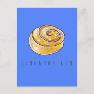 Cinnamon Buns Cinnamon Rolls Coffee Fika Briefkaart