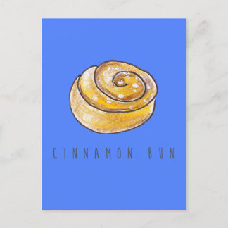 Cinnamon Buns Cinnamon Rolls Coffee Fika Briefkaart