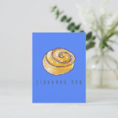 Cinnamon Buns Cinnamon Rolls Coffee Fika Briefkaart (Staand voorkant)