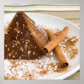 Cinnamon Chocolate Cake Dessert Poster (Voorkant)