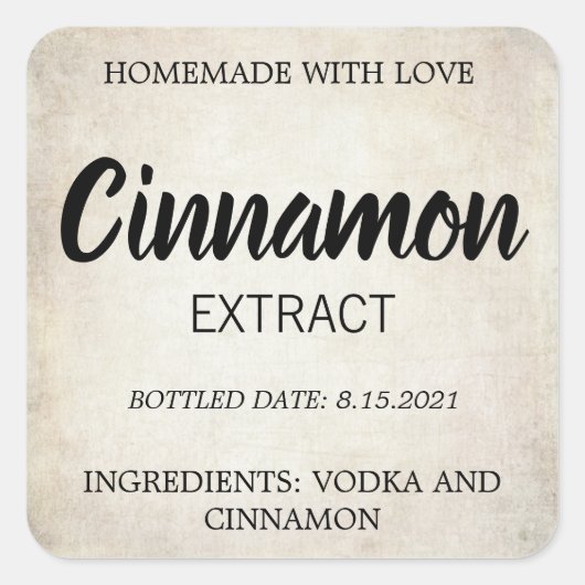  cinnamon Extract Label BL_01sqBK (Voorkant)