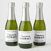 Cinnamon Extract Modern Label Sticker VLL1rt (Flessen)