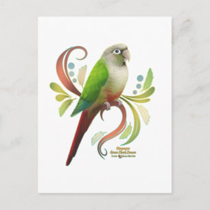Cinnamon Green Cheek Conure Briefkaart