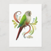 Cinnamon Green Cheek Conure Briefkaart (Voorkant)