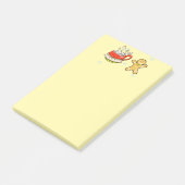 Cinnamon Hot Cocoa & Gingerbread Man Cookie Post-it® Notes (Schuin)