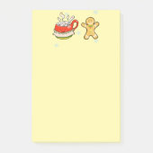 Cinnamon Hot Cocoa & Gingerbread Man Cookie Post-it® Notes (Voorkant)