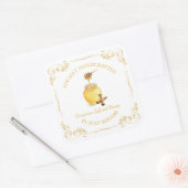 Cinnamon Infused Honey Square Label (Envelop)