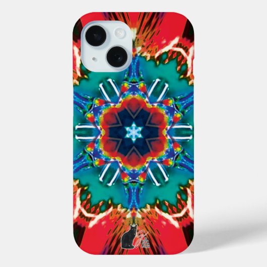 Cinnamon Kaleidoscope iPhone Case (Achterkant)