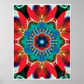 Cinnamon Kinetic Collage Kaleidoscope Poster (Voorkant)