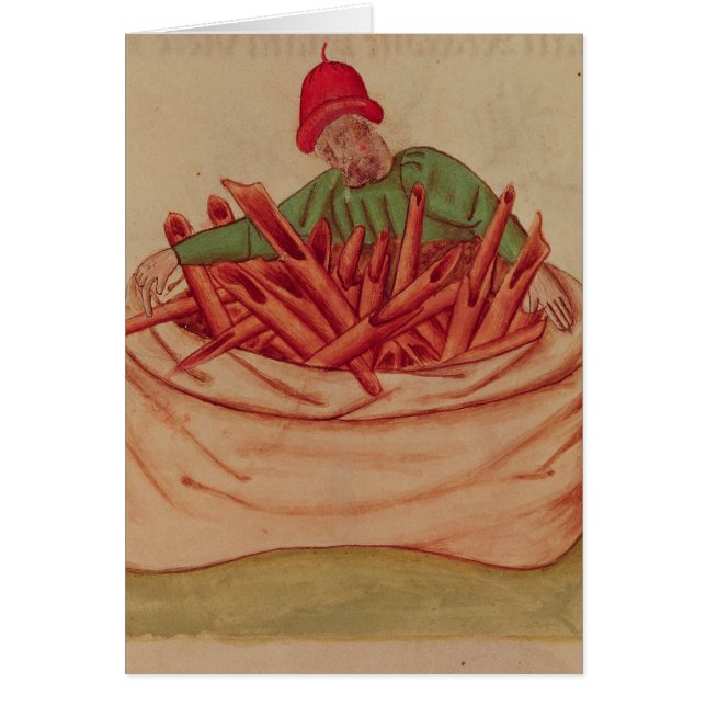 Cinnamon Merchant uit 'Tractatus de Herbis' (Voorkant)